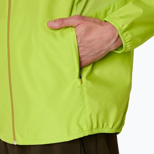 Geacă de alergare pentru bărbați ASICS Core neon lime
