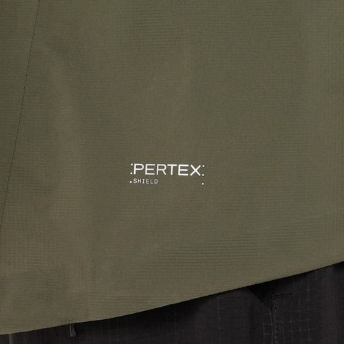 Geacă de alergare pentru bărbați ASICS Fujitrail Elite Waterproof mantle green