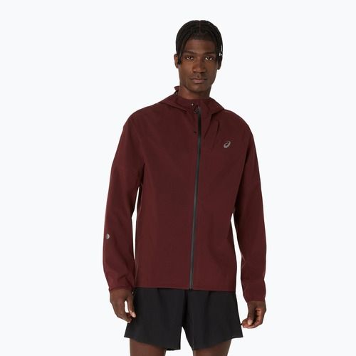 Geacă de alergare pentru bărbați ASICS Metarun Waterproof dark red planet