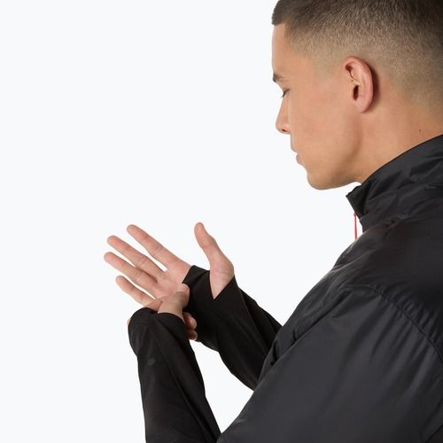 Geacă de alergare pentru bărbați ASICS Road Winter performance black