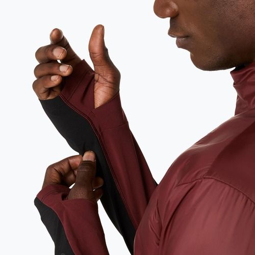 Geacă de alergare pentru bărbați ASICS Road Winter dark red planet