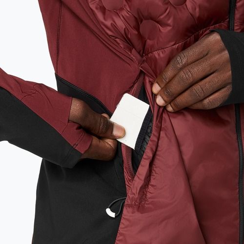 Geacă de alergare pentru bărbați ASICS Road Winter dark red planet