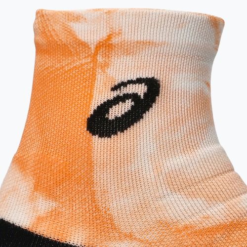 Șosete ASICS Performance Run Quarter brilliant white/orange glow