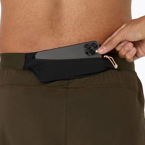 Pantaloni scurți de alergare pentru bărbați ASICS Road 5IN brown stone