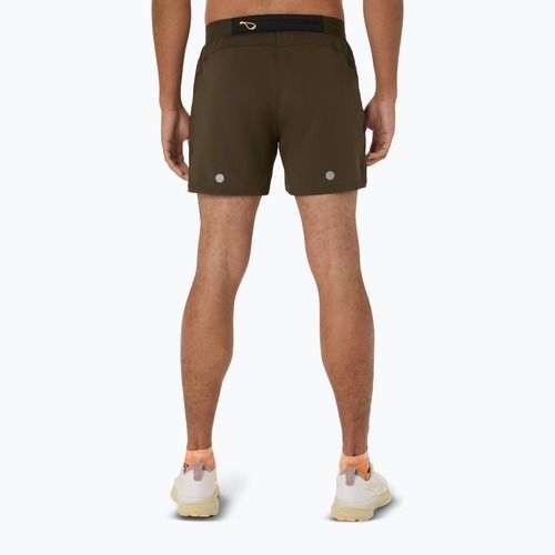 Pantaloni scurți de alergare pentru bărbați ASICS Road 5IN brown stone