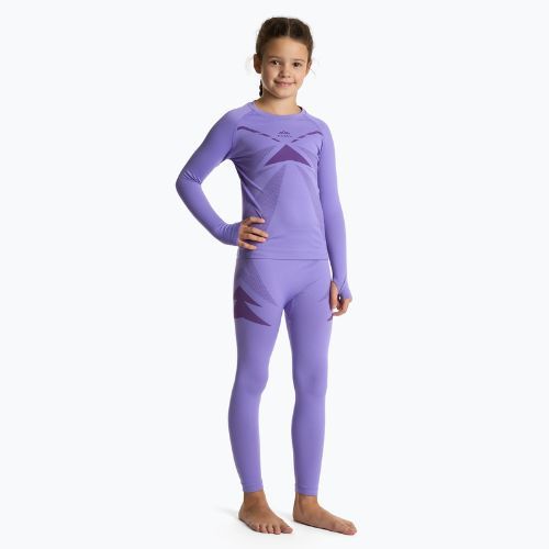 Set de lenjerie termică pentru copii KADVA ALPINESTEP THERMO LIGHT PLUS purple
