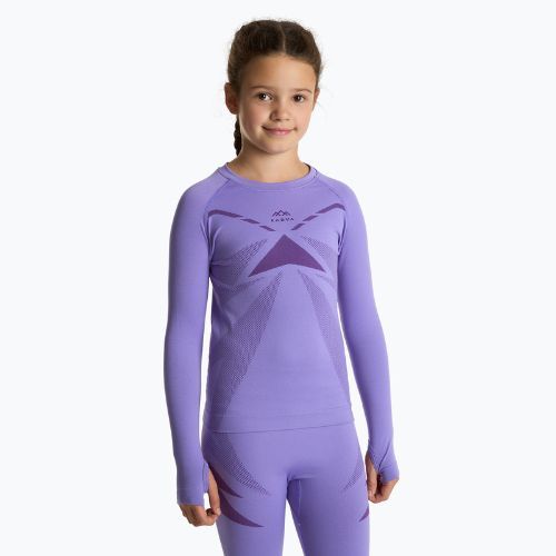 Set de lenjerie termică pentru copii KADVA ALPINESTEP THERMO LIGHT PLUS purple