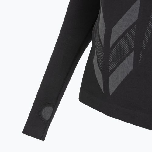 Set de lenjerie termică pentru bărbați KADVA ALPINESTEP THERMO LIGHT PLUS, fără cusături, negru