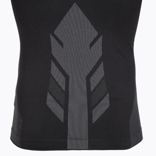 Set de lenjerie termică pentru bărbați KADVA ALPINESTEP THERMO LIGHT PLUS, fără cusături, negru