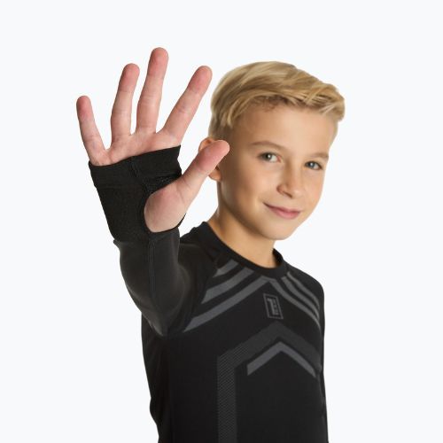 Set de lenjerie termică pentru copii OneTeam ACHILL II THERMO LIGHT PLUS black