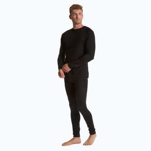 Pantaloni termoactivi pentru bărbați WOOLCANO 100% Merion PANT0539 black