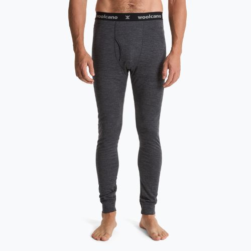 Pantaloni termoactivi pentru bărbați WOOLCANO 100% Merion PANT0539 grey