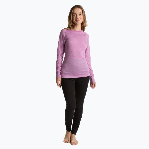 Bluză termoactivă pentru femei WOOLCANO 100% Merino TOP0541 violet