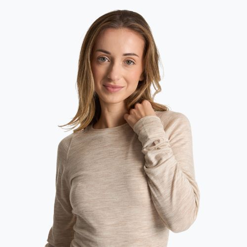 Set de lenjerie termică pentru femei WOOLCANO Merino 100% SET0543 bej
