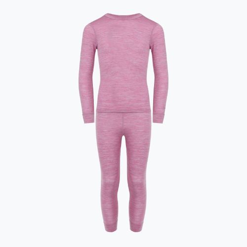 Set de lenjerie termică pentru copii WOOLCANO Merino 100% SET0683 violet