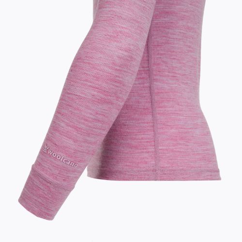 Set de lenjerie termică pentru copii WOOLCANO Merino 100% SET0683 violet