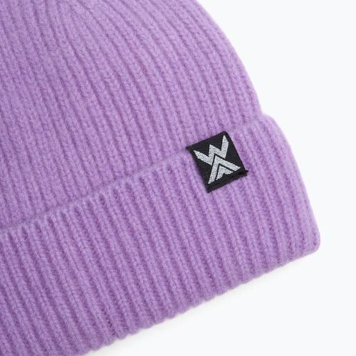 Căciulă de iarnă WOOLCANO Merino 100% HAT0440 violet