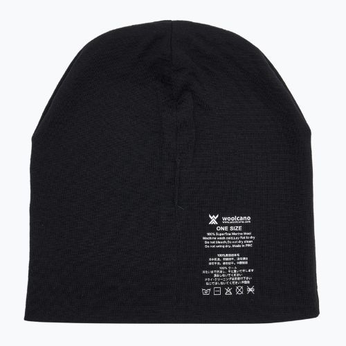 Căciulă WOOLCANO MERINO 100% HAT0441 black