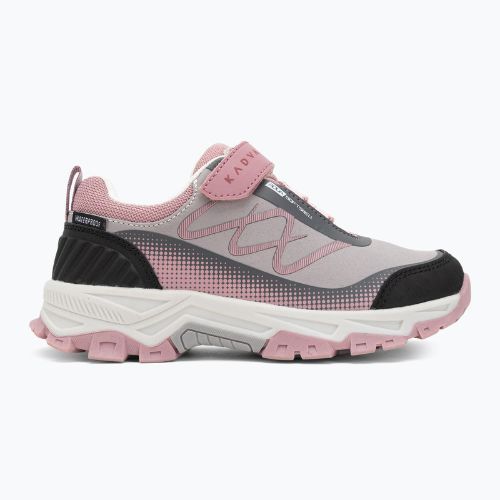 Încălțăminte de drumeție pentru copii KADVA Rocky Trail Low WaterProof Softshell gri