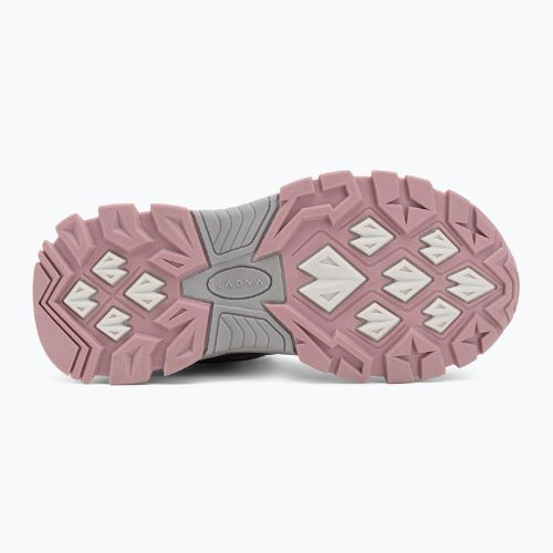 Încălțăminte trekking pentru copii KADVA Rocky Trail Mid WaterProof Softshell gray / pink
