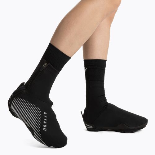 Apărători pentru încălțăminte de ciclism ATTABO DEFENSE MAX PRO negre