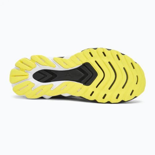 Încălțăminte de alergare pentru bărbați Mizuno Wave Skyrise 6 black/harbor mist/lemon tonic