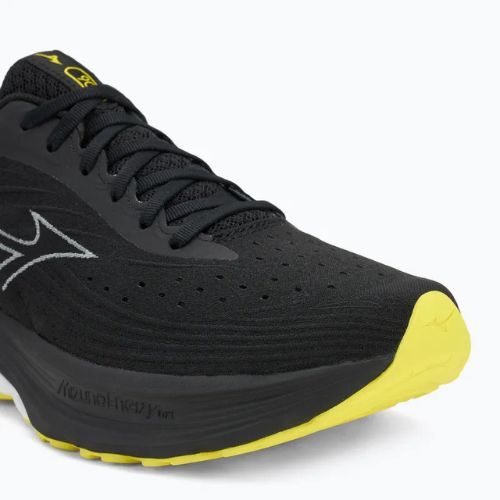 Încălțăminte de alergare pentru bărbați Mizuno Wave Skyrise 6 black/harbor mist/lemon tonic