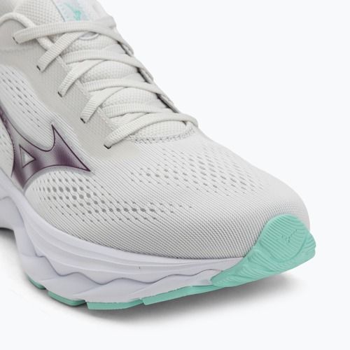 Încălțăminte de alergare pentru femei Mizuno Wave Serene 2 snow white/dark purple/ice green