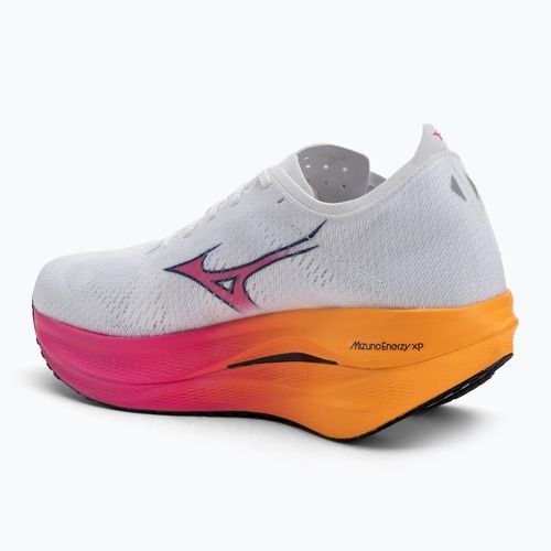 Încălțăminte de alergare Mizuno Wave Rebellion Pro 3 white/pink tetra/tang orange