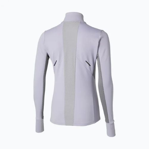 Bluză de alergare pentru femei Mizuno Active Warm Half Zip icelandic blue