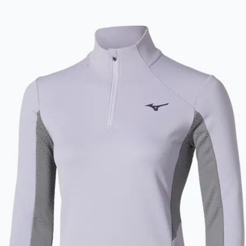 Bluză de alergare pentru femei Mizuno Active Warm Half Zip icelandic blue
