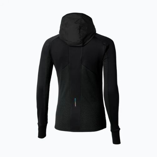 Geacă de alergare pentru femei Mizuno Active Warm Hybrid Full Zip Hooded black