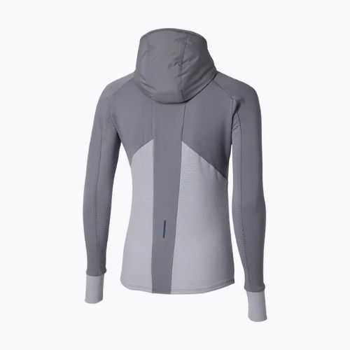 Geacă de alergare pentru femei Mizuno Active Warm Hybrid Full Zip Hooded quicksilver