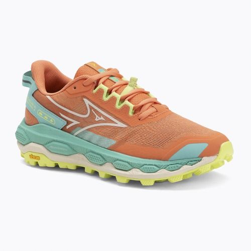 Încălțăminte de alergare pentru femei  Mizuno Wave Mujin 11 fresh salmon/pristine/sharp green