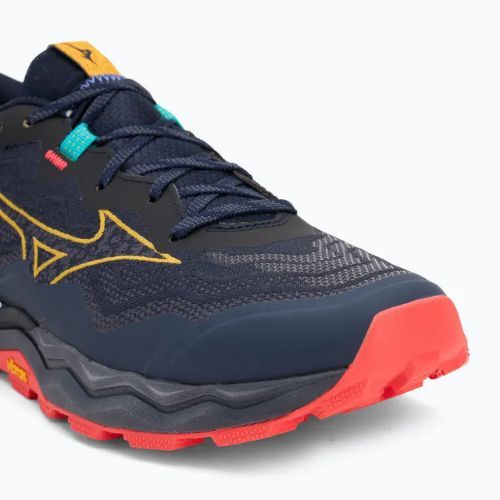 Încălțăminte de alergare pentru bărbați  Mizuno Wave Daichi 9 baritone blue/citrus/fiery coral 2
