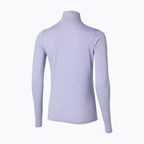 Bluză de alergare pentru femei Mizuno Core Impulse Half Zip Tee icelandic blue