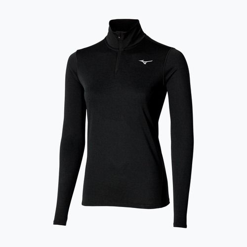 Bluză de alergare pentru femei Mizuno Core Impulse Half Zip Tee black
