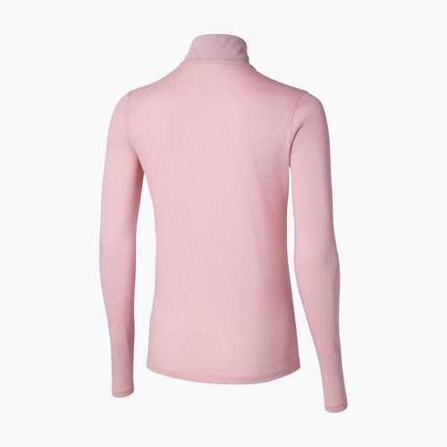 Bluză de alergare pentru femei Mizuno Core Impulse Half Zip Tee bleached mauve