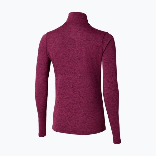 Bluză de alergare pentru femei Mizuno Core Impulse Half Zip Tee dark purple