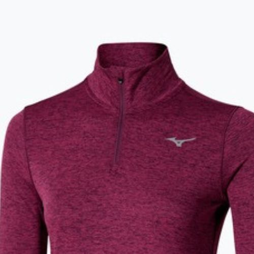 Bluză de alergare pentru femei Mizuno Core Impulse Half Zip Tee dark purple