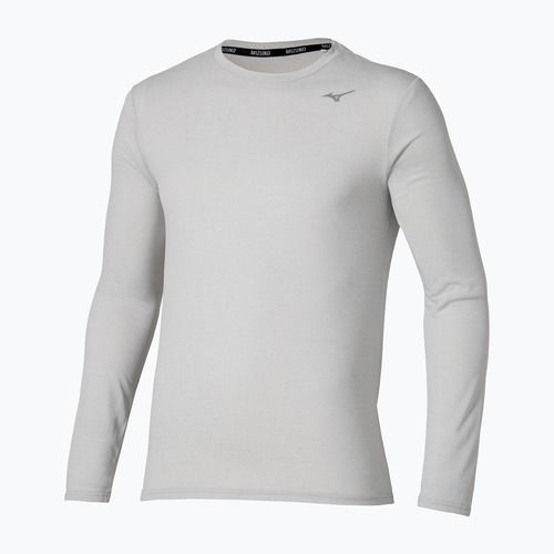 Longsleeve de alergare pentru bărbați Mizuno Core Impulse Tee vapor silver