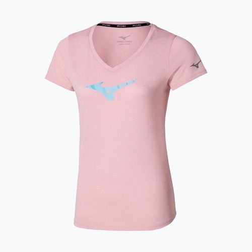 Tricou de alergare pentru femei Mizuno Core Runbird Tee bleached mauve