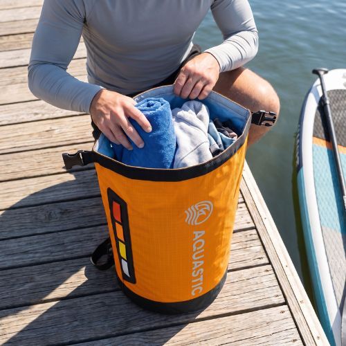 Sac rezistent la apă AQUASTIC Dry Bag 20 l Nylon/TPU orange