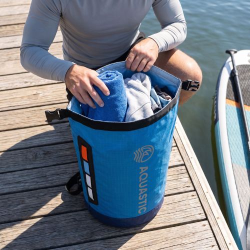 Sac impermeabil AQUASTIC Dry Bag 20 l albastru