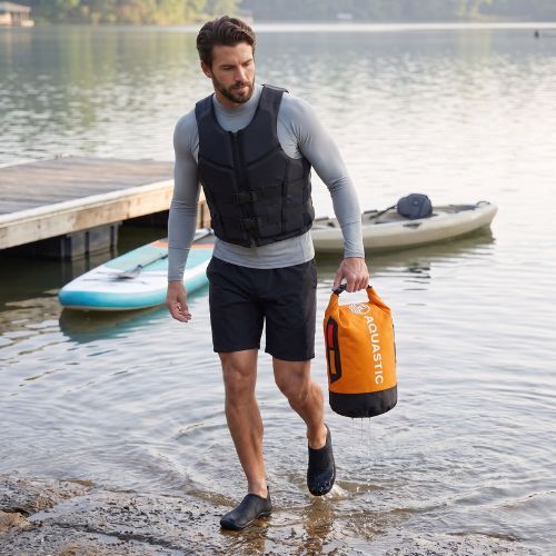 Sac rezistent la apă AQUASTIC Dry Bag 8 l Nylon/TPU orange