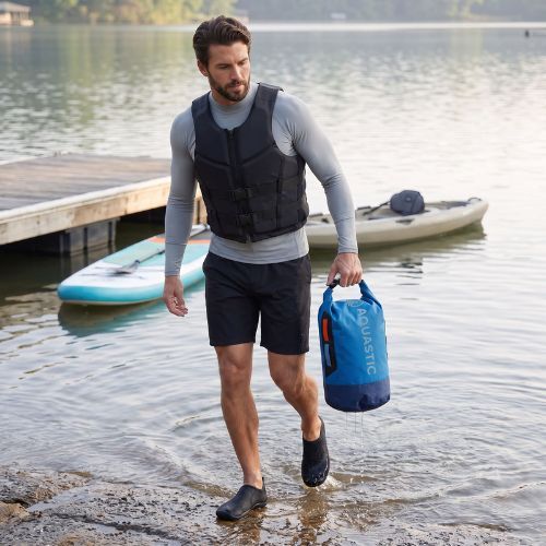 Sac rezistent la apă AQUASTIC Dry Bag 8 l Nylon/TPU blue