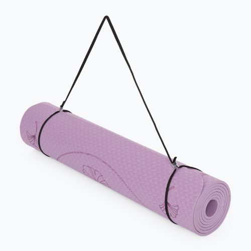 Covoraș de yoga XTREXO EcoGrip 6mm mov