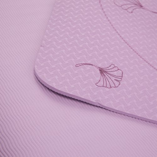 Covoraș de yoga XTREXO EcoGrip 6mm mov