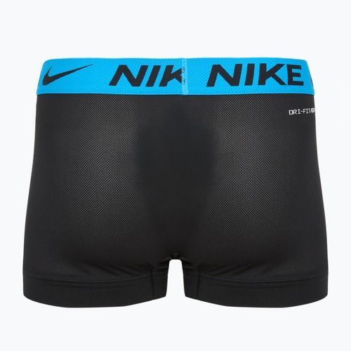 Boxeri pentru bărbați Nike Dri-FIT Cotton Trunk 3 pary black mint foam/blue hero/bright ceramic wb