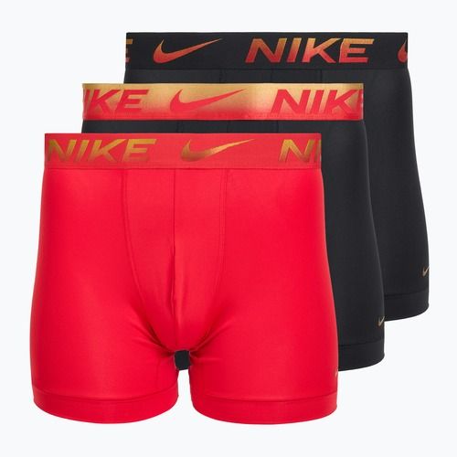 Boxeri pentru bărbați Nike Dri-Fit Essential Micro Boxer Brief 3 pary university red/black/black metallic grdient wb